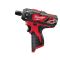 Шуруповерт акумуляторний 1/4'' HEX MILWAUKEE, M12 BD-0 (каркас, кліпса для ременя, картонне пакування) (4933441910)