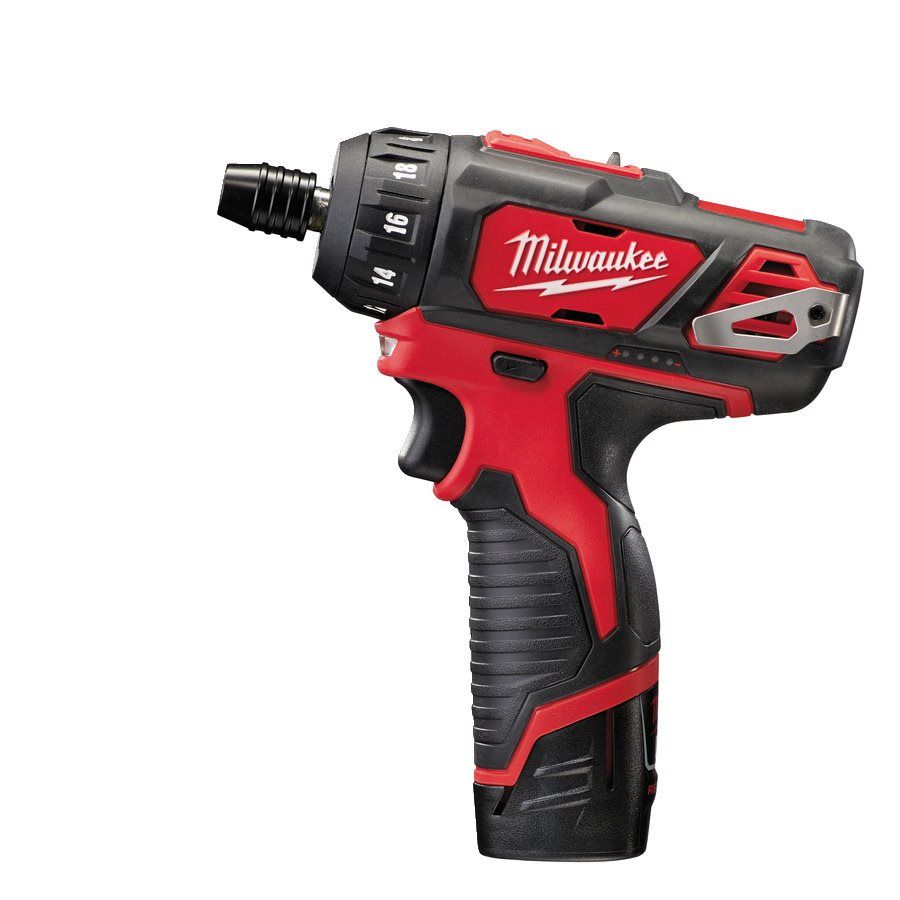 Шуруповерт акумуляторний 1/4'' HEX MILWAUKEE, M12 BD-0 (каркас, кліпса для ременя, картонне пакування) (4933441910)