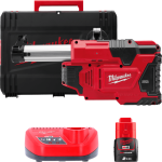 Система видалення пилу для перфораторів акумуляторна MILWAUKEE, M12 DE-201X (зарядний пристрій С12 С, 1 акумулятор М12 В2 2Аг, H (4933443003)
