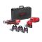 Обтискач гідравлічний акумуляторний для труб MILWAUKEE M12 HPT-202C U-SET (зарядний пристрій С12 С, 2 акумулятори М12 В2 2Аг, ак (4933443110)