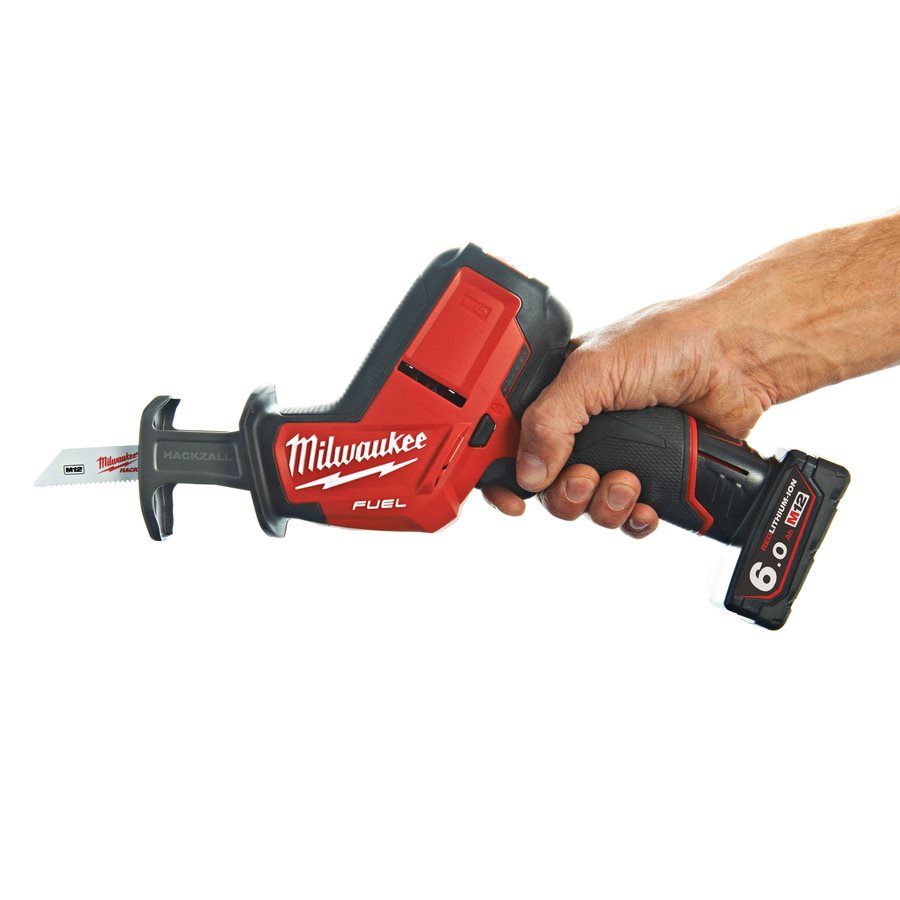 Пила шабельна акумуляторна MILWAUKEE, M12 CHZ-0 (каркас, каркас, картонне пакування) (4933446960)