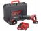 Пила шабельна акумуляторна MILWAUKEE, M18 BSX-402C (зарядний пристрій М12-18 С, 2 акумулятори М18 В4 4Аг, полотно, кейс) (4933447285)