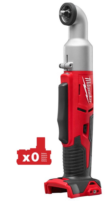 Гвинтокрут кутовий акумуляторний 3/8'' MILWAUKEE, M18 BRAIW-0, 76Нм (каркас, картонне пакування) (4933447899)