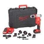 Пробійник гідравлічний для отворів акумуляторний FORCE LOGIC MILWAUKEE M18 HKP-201CA (зарядний пристрій М12-18 С, 1 акумулятор М (4933451204)
