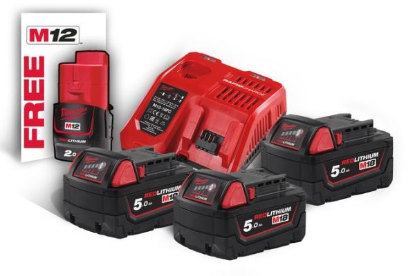 Энергокомплект Milwaukee M18 NRG-503 (4933451423)
