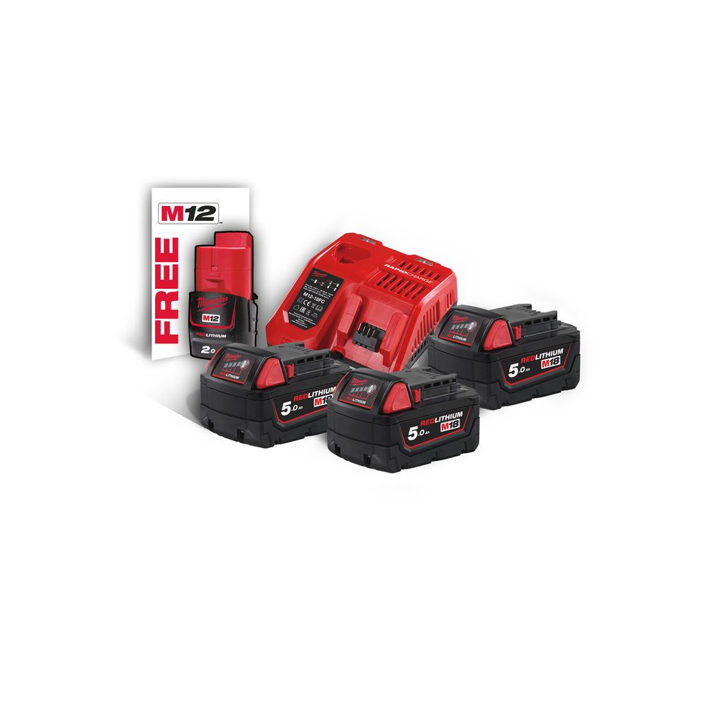 Энергокомплект Milwaukee M18 NRG-503 (4933451423)