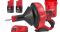 Машина прочистна акумуляторна MILWAUKEE, M12 BDC6-202C, трос 6м (зарядний пристрій С12 С , 2 акумулятори М12 В2 2Аг, відро, карт (4933451635)
