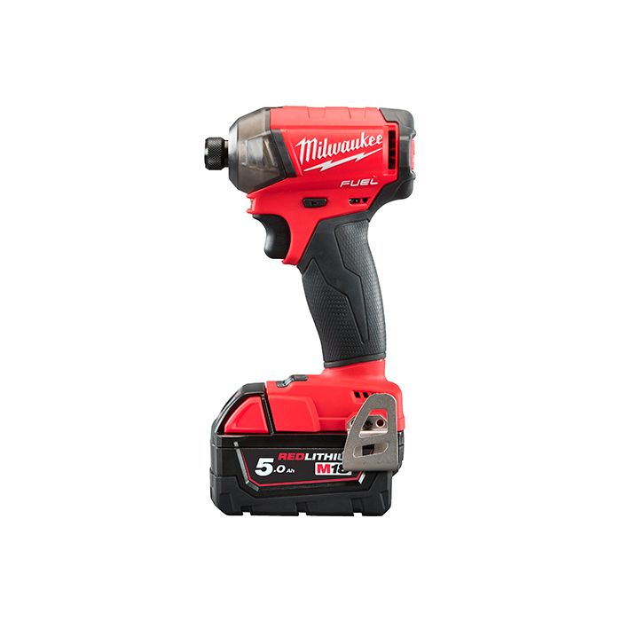Шуруповерт ударний гідравлічний акумуляторний безщітковий 1/4'' HEX MILWAUKEE, M18 FQID-502X, 50Нм (зарядний пристрій M12-18 FC, (4933451790)