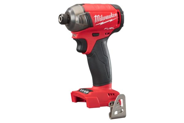 Шуруповерт ударний гідравлічний акумуляторний безщітковий 1/4'' HEX MILWAUKEE, M18 FQID-0, 50Нм (каркас) (заміна на 4933459187) (4933451792)