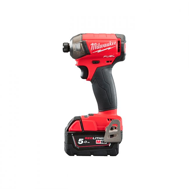 Шуруповерт ударний гідравлічний акумуляторний безщітковий 1/4'' HEX MILWAUKEE, M18 FQID-0, 50Нм (каркас) (заміна на 4933459187) (4933451792)
