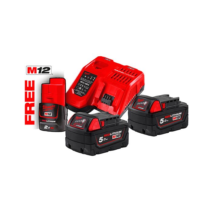 Энергокомплект Milwaukee M18 NRG-502 (4933459217)
