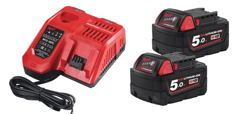 Энергокомплект Milwaukee M18 NRG-502 (4933459217)