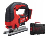 Лобзик акумуляторний MILWAUKEE, M18 BJS-0X (каркас. полотно, адаптер, кожух, насадка, накладка підошви, HDкейс) (4933459573)