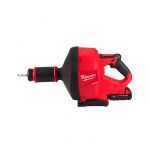 Машина прочистна акумуляторна безщіткова MILWAUKEE, M18 FDCPF10-0C, трос 10м (каркас. ведро) (4933459684)