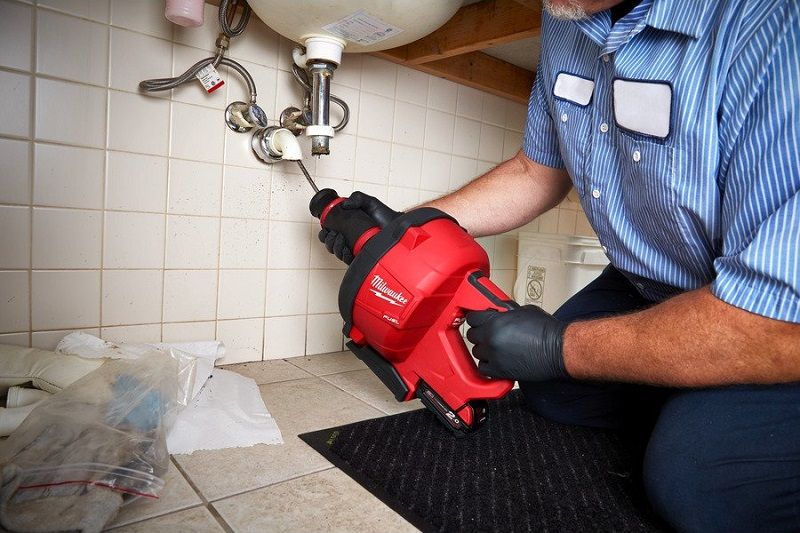 Аккумуляторная прочистная машина Milwaukee M18 FDCPF10-0C, трос 10 м без АКБ и ЗУ (4933459684)