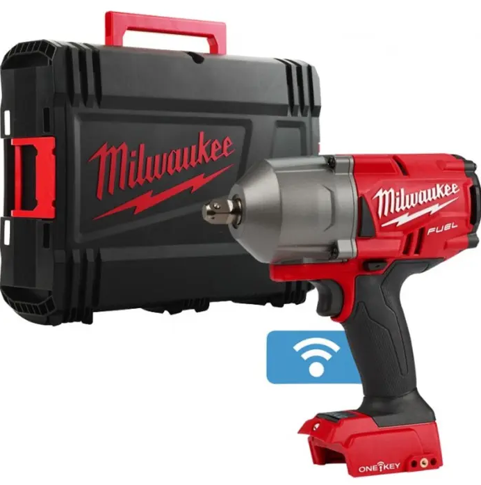 Гайковерт акумуляторний безщітковий 1/2'' MILWAUKEE, M18 ONEFHIWP12-0X, 1491Нм. з піном (каркас, HDкейс) (4933459724)