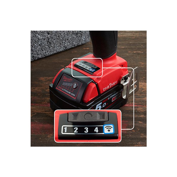 Гайковерт аккумуляторный Milwaukee M18 ONEFHIWF12-502X (4933459727)