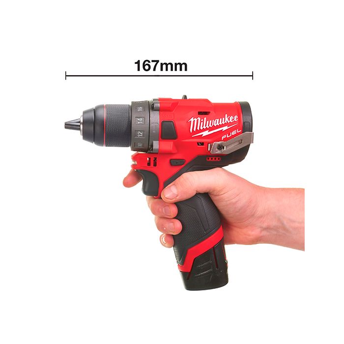 Аккумуляторная ударная дрель-шуруповерт Milwaukee M12 FPD-402X (4933459804)
