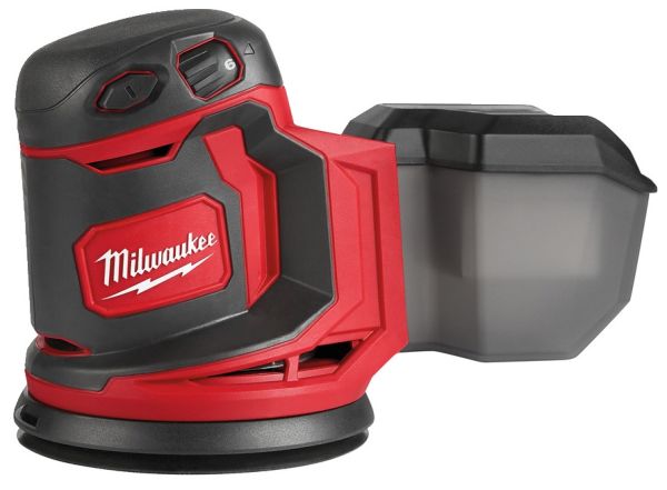 Шліфмашина ексцентрикова акумуляторна MILWAUKEE, M18 BOS125-0, діаметр 125мм (заміна на 4933498253) (+ пилозбірник, адаптер для (4933464228)