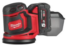 Машина шліфувальна ексцентрикова акумуляторна MILWAUKEE, M18 BOS125-502B, діаметр 125мм (заміна на 4933498254) (4933464229)