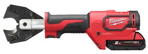 Кабелеріз гідравлічний акумуляторний MILWAUKEE, M18 ONEHCC-201C FSW (зарядний пристрій М12-18 С, 1 акумулятор М18 В2 2Аг, кліщі (4933464309)