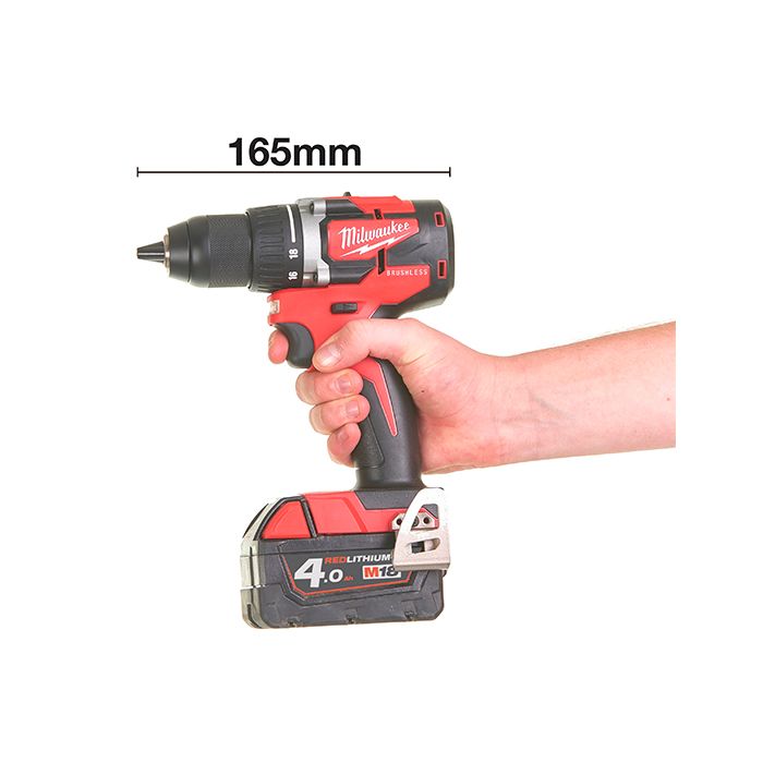 Аккумуляторная дрель-шуруповерт Milwaukee M18 CBLDD-202C (4933464317)
