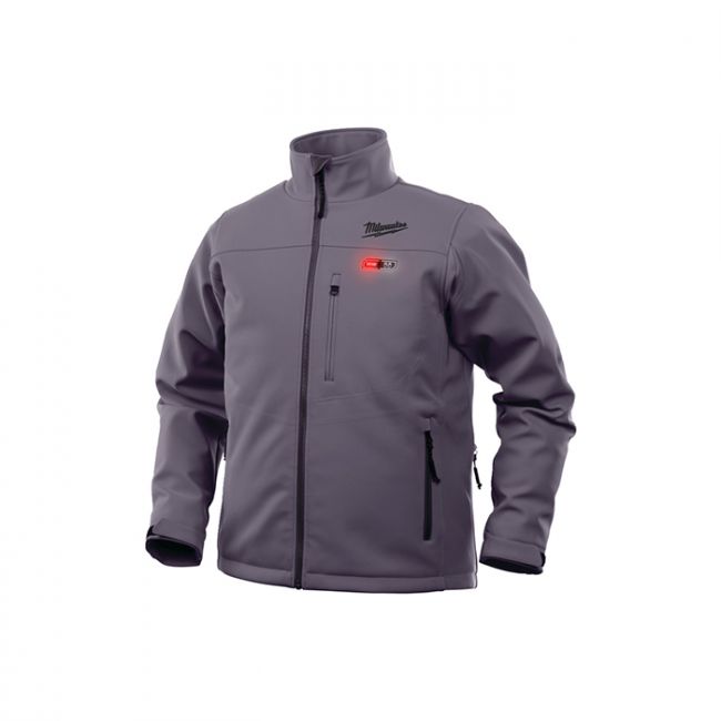 Куртка c электроподогревом премиальная Milwaukee M12 HJ GREY4-0 (XXL), серая (4933464332)