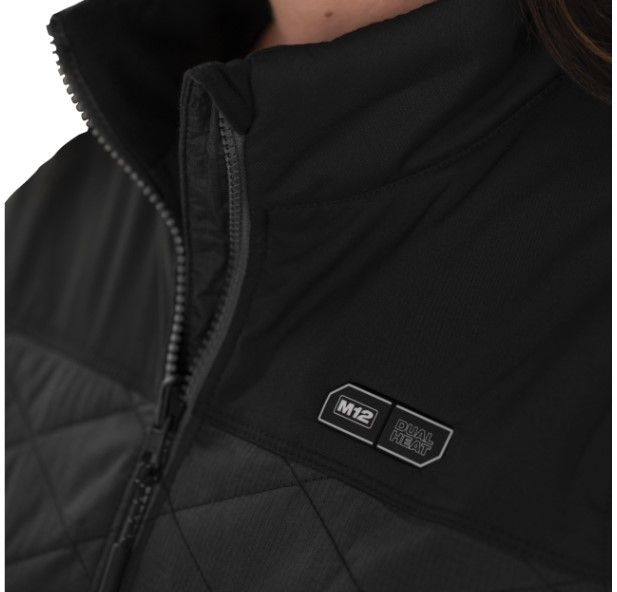 Куртка c электроподогревом премиальная Milwaukee M12 HJP LADIES-0 (XL), черная (4933464343)
