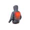 Куртка (толстовка) з електропідігрівом акумуляторна MILWAUKEE, M12 HH GREY3-0 (XXL), сіра (4933464356)