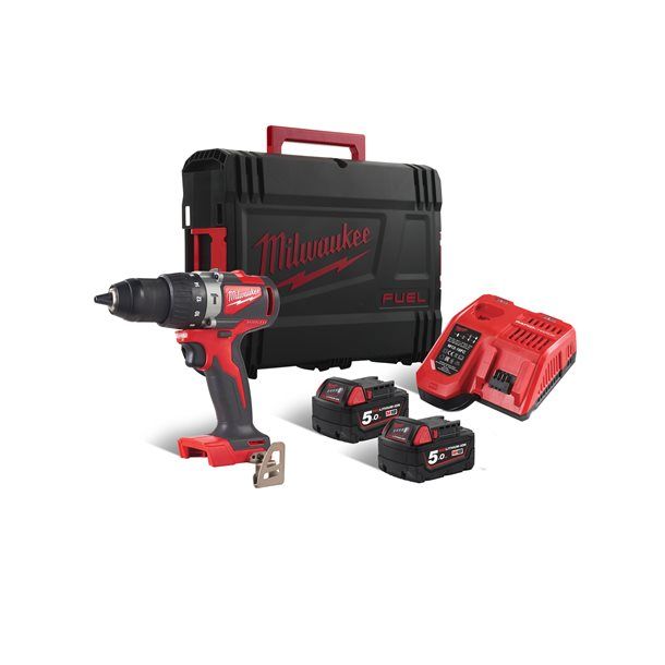 Аккумуляторная ударная дрель-шуруповерт Milwaukee M18 BLPD2-502X (4933464517)