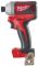 Шуруповерт ударний акумуляторний безщітковий 1/4" HEX MILWAUKEE, M18 BLID2-0X, 180Нм (каркас, кліпса для ременя, HDкейс) (4933464519)