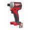 Шуруповерт ударний акумуляторний безщітковий 1/4" HEX MILWAUKEE, M18 BLID2-0X, 180Нм (каркас, кліпса для ременя, HDкейс) (4933464519)
