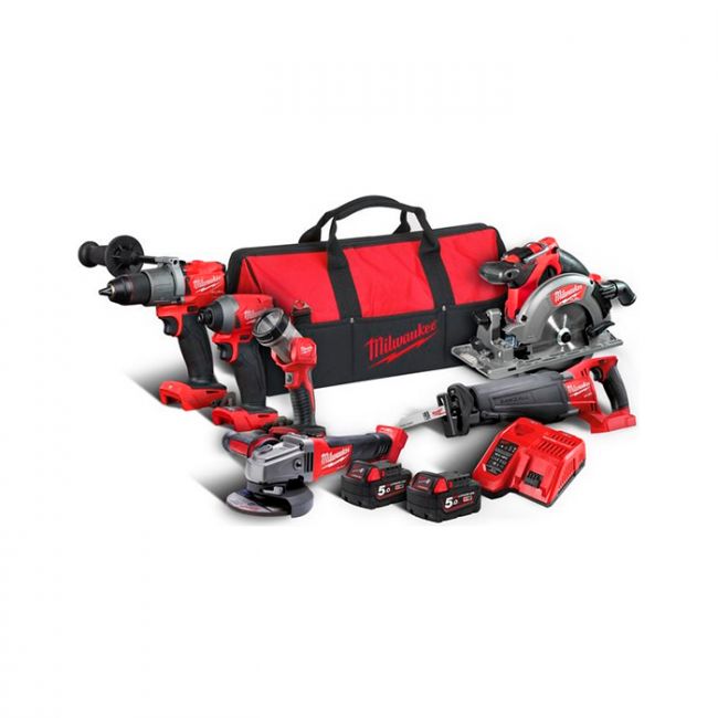 Набор аккумуляторных инструментов Milwaukee M18FPP6C2-502B (4933464592)