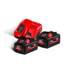 Енергокомплект Li-Ion MILWAUKEE, M18 HNRG-552 (зарядний пристрій M12-18FC, 2 акумулятори М18 HВ5.5 5,5Аг, картонне пакування) + (4933464713)