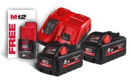 Энергокомплект Milwaukee M18 HNRG-552 (4933464713)