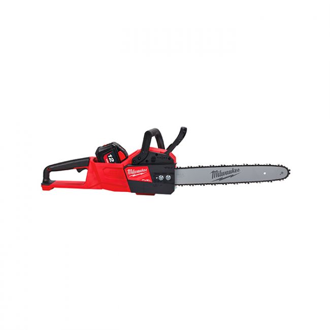 Пила ланцюгова акумуляторна безщіткова MILWAUKEE, M18FCHS-0, 400 мм (+ олія для змащення, ключ, захисний кожух) (4933464723)