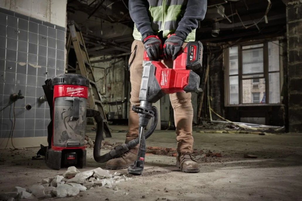 Перфоратор акумуляторний SDS-MAX MILWAUKEE, M18 FHM-0C, 11Дж (кейс, каркас) (4933464893)