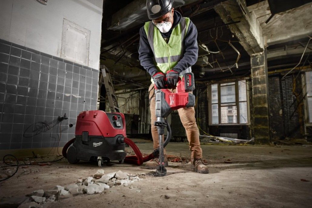 Перфоратор акумуляторний SDS-MAX MILWAUKEE, M18 FHM-0C, 11Дж (кейс, каркас) (4933464893)