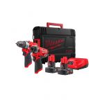 Набор инструмента Milwaukee M12 FPP2A-402P (4933471144)