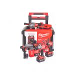 Набор аккумуляторных инструментов Milwaukee M18FPP4B-503P (4933471149)