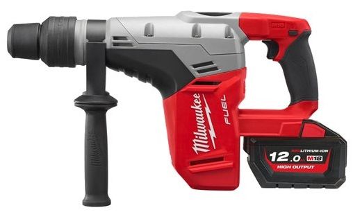 Перфоратор акумуляторний безщітковий SDS-MAX MILWAUKEE M18 CHM-121C, 6,0Дж (зарядний пристрій M12-18 FC, 1 акумулятор М18 HB12 1 (4933471284)
