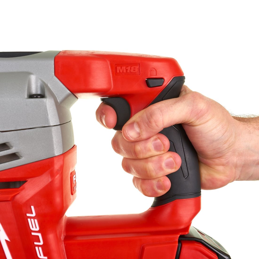 Перфоратор акумуляторний безщітковий SDS-MAX MILWAUKEE M18 CHM-121C, 6,0Дж (зарядний пристрій M12-18 FC, 1 акумулятор М18 HB12 1 (4933471284)