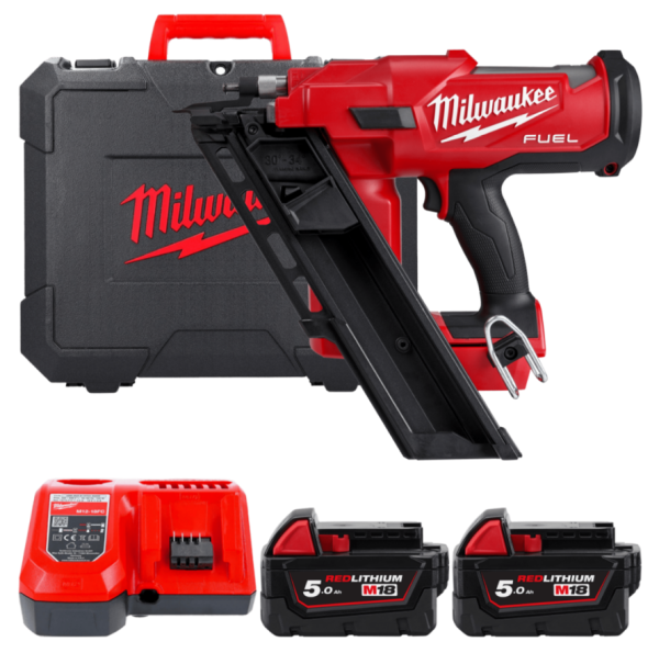 Аккумуляторный гвоздезабиватель Milwaukee M18 FFN-502C (4933471404)