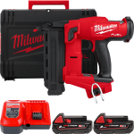 Пістолет цвяхозабивний акумуляторний безщітковий MILWAUKEE, M18 FN18GS-202X (зарядний пристрій M12-18 FC, 2 акумулятори М18 В2 2 (4933471407)