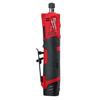 Шліфмашина пряма цангова акумуляторна безщіткова MILWAUKEE, M12 FDGS-422B (зарядний пристрій С12 С, 1 акумулятор М12 В2 2Аг, 1 а (4933471436)