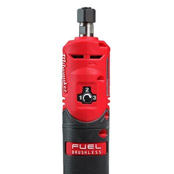 Шліфмашина пряма цангова акумуляторна безщіткова MILWAUKEE, M12 FDGS-422B (зарядний пристрій С12 С, 1 акумулятор М12 В2 2Аг, 1 а (4933471436)
