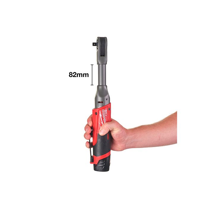 Гайкокрут кутовий акумуляторний 3/8 дюйма MILWAUKEE, M12 FIR38LR-0, 75Нм (+ перехідник) (4933471500)
