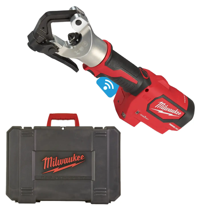 Обтискач гідравлічний безматрічний акумуляторний для кабелів MILWAUKEE, M18 HDCT-0C (каркас, кейс) (4933471949)