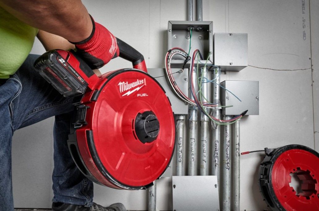 Пристрій акумуляторний для протягування кабелю MILWAUKEE, M18 FPFT-202 NC Set, 30м (зарядний пристрій M12-18 FC, 2 акумулятори M (4933471954)