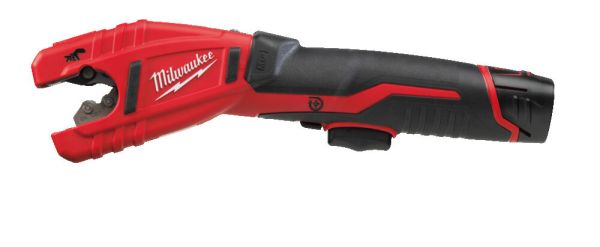 Труборіз акумуляторний для мідних труб MILWAUKEE, C12 PC-202C (зарядний пристрій С12 С, 2 акумулятори М12 В2 2Аг, кейс) (4933472141)
